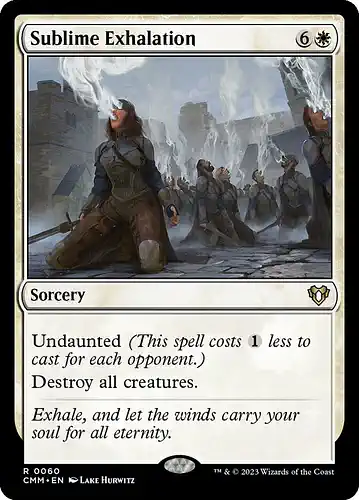 Sublime Exhalation - cmm Spoiler