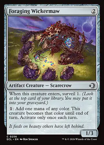 Foraging Wickermaw - ecl Spoiler