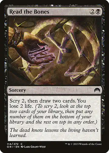 Read the Bones - ori Spoiler