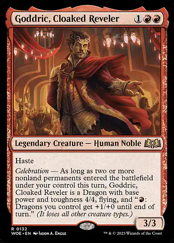 Goddric, Cloaked Reveler - woe Spoiler