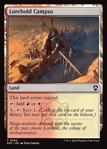 Lorehold Campus - soc Spoiler