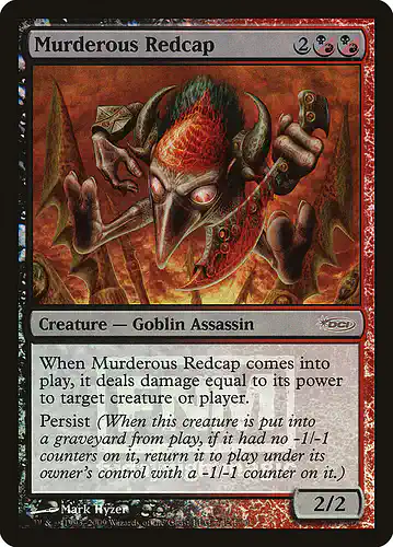 Murderous Redcap - f09 Spoiler