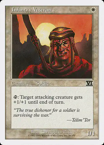 Infantry Veteran - 6ed Spoiler