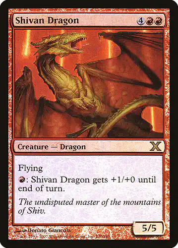 Shivan Dragon - 10e Spoiler