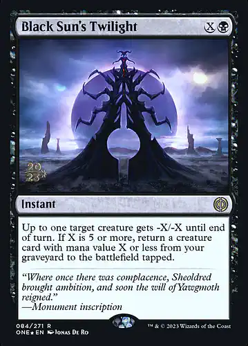 Black Sun's Twilight - one Spoiler