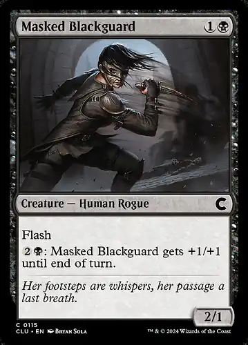 Masked Blackguard - clu Spoiler