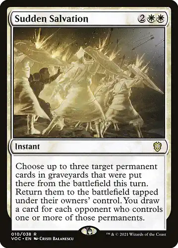 Sudden Salvation - voc Spoiler