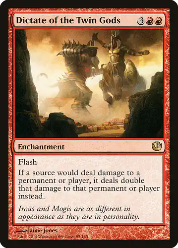 Dictate of the Twin Gods - jou Spoiler