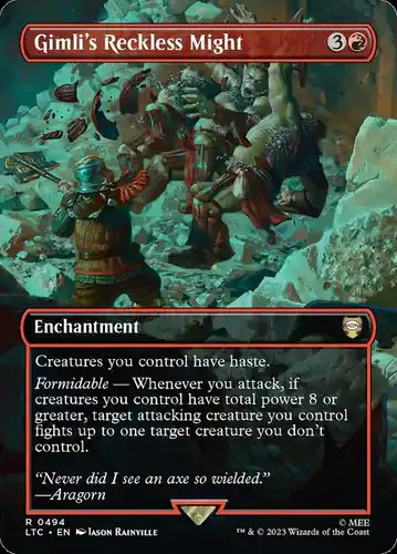 Gimli's Reckless Might - ltc Spoiler