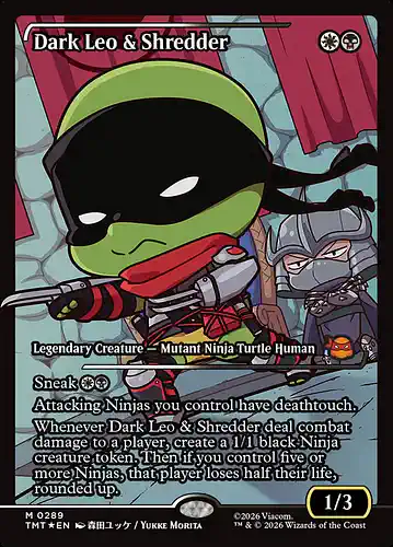 Dark Leo & Shredder - tmt Spoiler