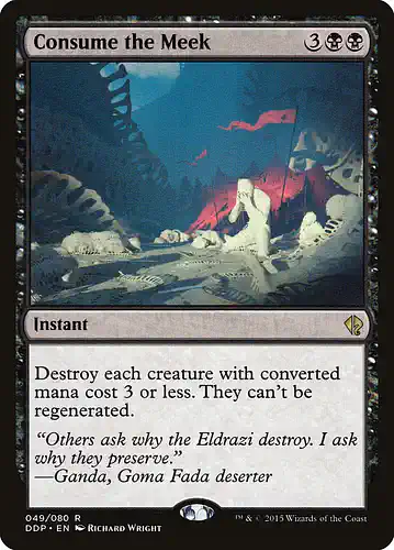 Consume the Meek - ddp Spoiler
