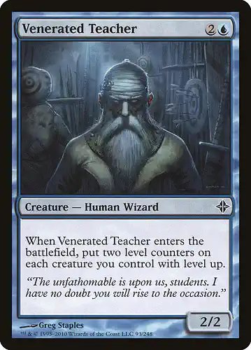 Venerated Teacher - roe Spoiler