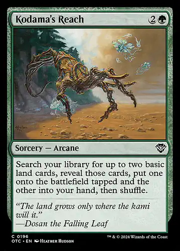 Kodama's Reach - otc Spoiler