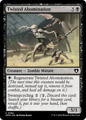 Twisted Abomination - cmm Spoiler
