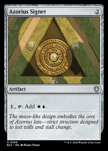 Azorius Signet - blc Spoiler