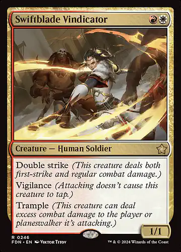 Swiftblade Vindicator - fdn Spoiler