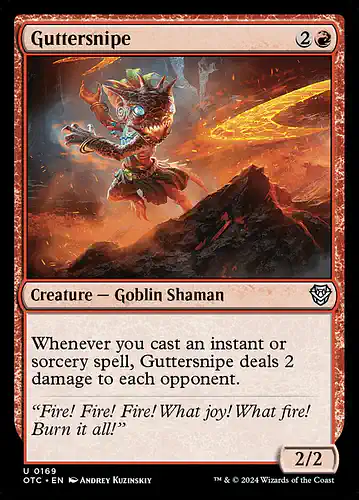 Guttersnipe - otc Spoiler