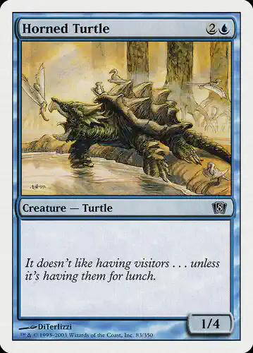 Horned Turtle - 8ed Spoiler