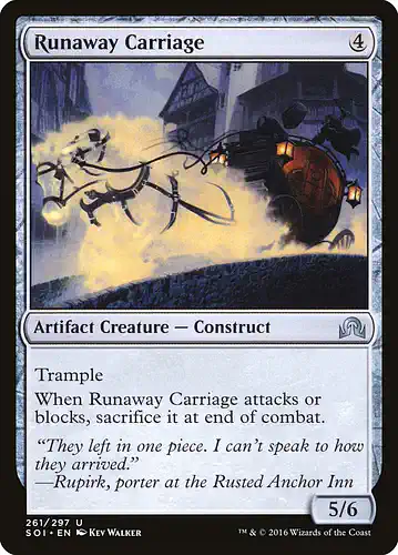 Runaway Carriage - soi Spoiler