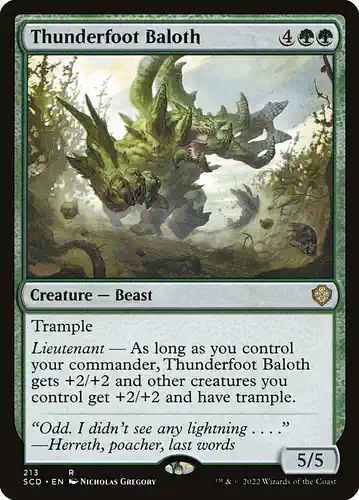 Thunderfoot Baloth - scd Spoiler
