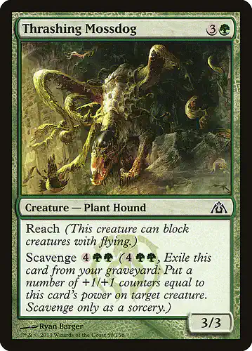 Thrashing Mossdog - dgm Spoiler