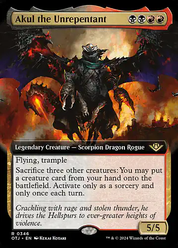 Akul the Unrepentant - otj Spoiler