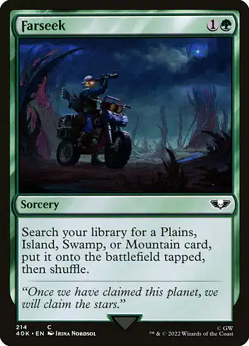 Farseek - 40k Spoiler
