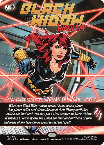 Black Widow, Super Spy - msh Spoiler