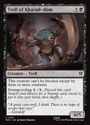 Troll of Khazad-dûm - hoc Spoiler