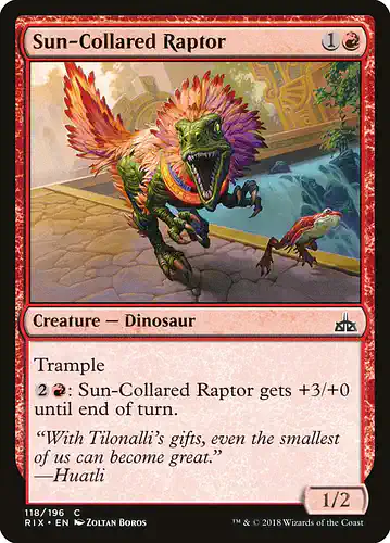 Sun-Collared Raptor - rix Spoiler