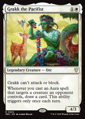 Grakk the Pacifist - mbc Spoiler