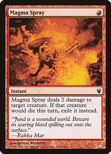 Magma Spray - ddj Spoiler