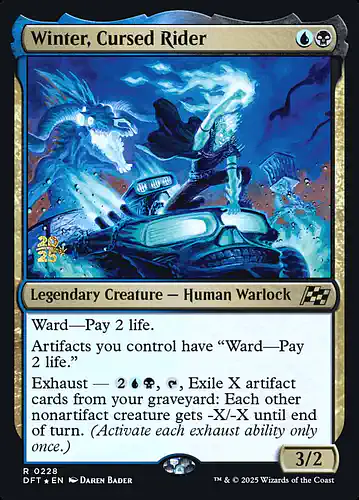 Winter, Cursed Rider - dft Spoiler