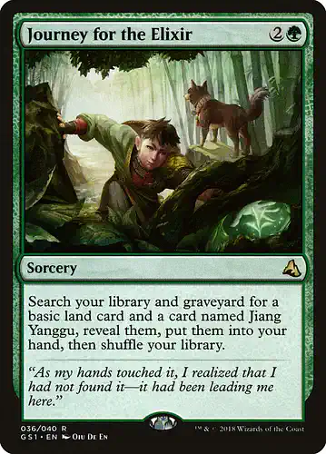 Journey for the Elixir - gs1 Spoiler