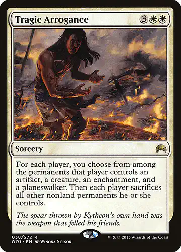 Tragic Arrogance - ori Spoiler