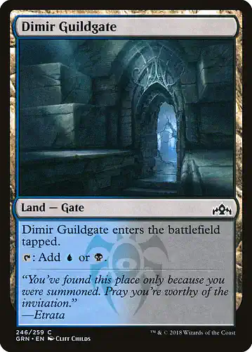 Dimir Guildgate - grn Spoiler