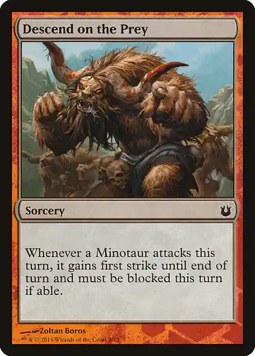 Descend on the Prey - bng Spoiler