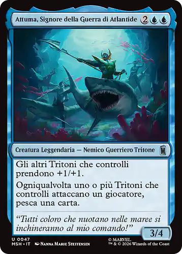 Attuma, Atlantean Warlord - msh Spoiler