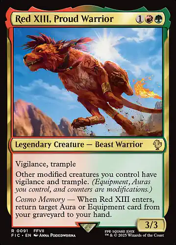 Red XIII, Proud Warrior - fic Spoiler