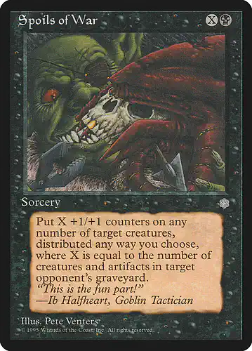 Spoils of War - ice Spoiler