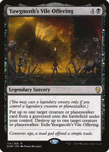 Yawgmoth's Vile Offering - dom Spoiler