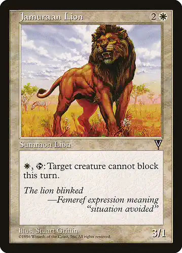 Jamuraan Lion - vis Spoiler