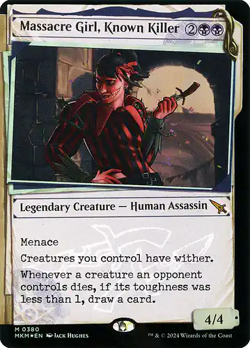 Massacre Girl, Known Killer - mkm Spoiler
