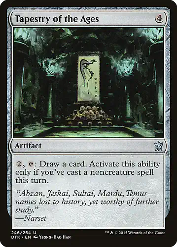 Tapestry of the Ages - dtk Spoiler