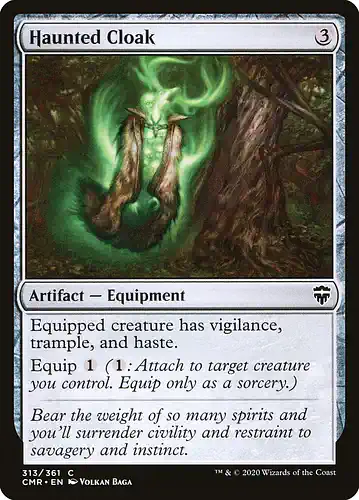 Haunted Cloak - cmr Spoiler