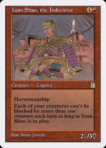 Yuan Shao, the Indecisive - ptk Spoiler