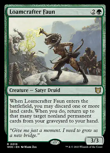 Loamcrafter Faun - woc Spoiler