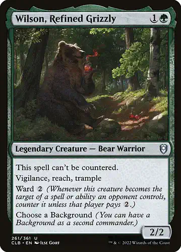 Wilson, Refined Grizzly - clb Spoiler