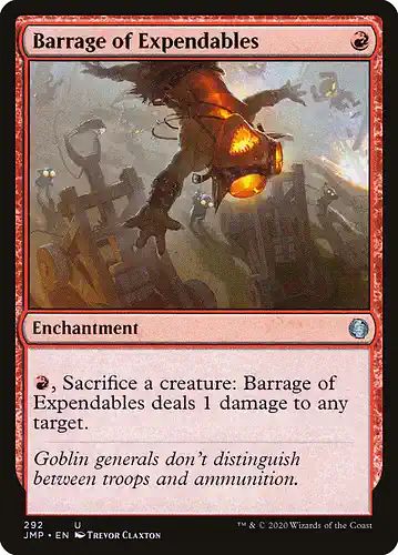 Barrage of Expendables - jmp Spoiler