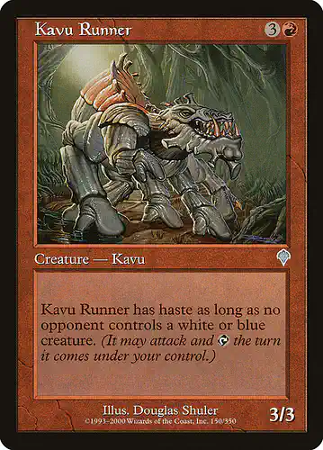 Kavu Runner - inv Spoiler
